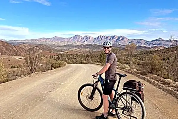 Bike about new tour through the Flinders Ranges
